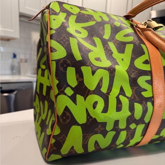 Louis Vuitton Graffiti Stephen Sprouse Keepall 50 Green - Picture 10 of 16